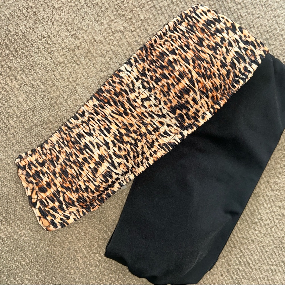 Victoria's Secret Leopard Print Bandeau & Old Navy Bandeau